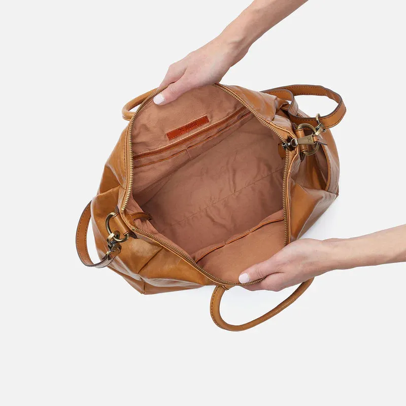 Sheila Large Satchel in Polished Leather