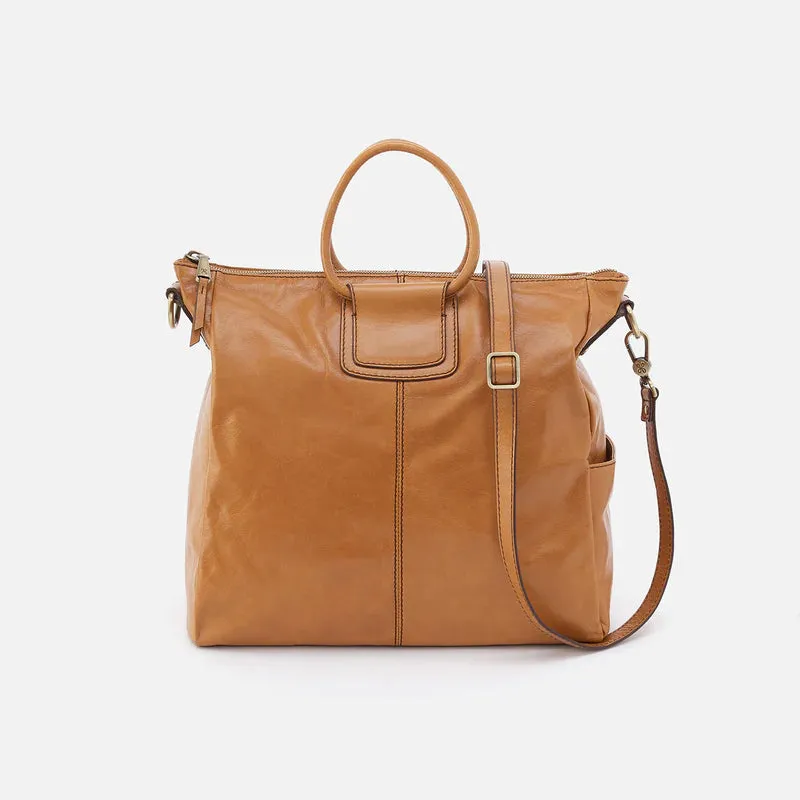 Sheila Large Satchel in Polished Leather