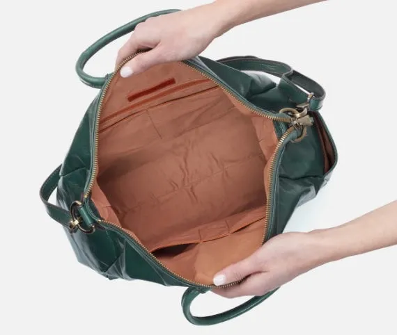 Sheila Large Satchel in Polished Leather