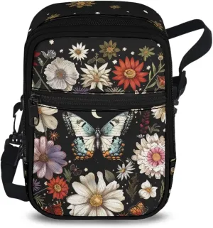 Small Messenger Bag for Women Men Sling Bag Crossbody Purse Wallet Purse Cell Phone Crossbody Bag