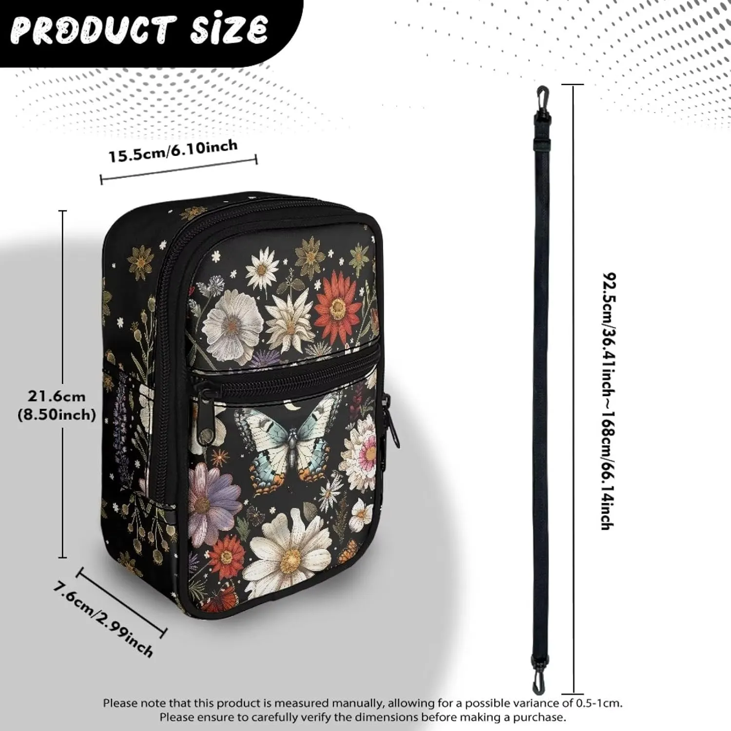 Small Messenger Bag for Women Men Sling Bag Crossbody Purse Wallet Purse Cell Phone Crossbody Bag