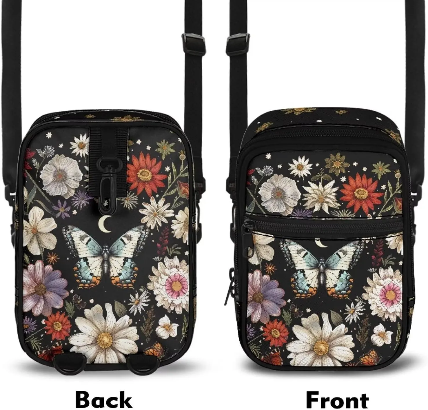 Small Messenger Bag for Women Men Sling Bag Crossbody Purse Wallet Purse Cell Phone Crossbody Bag