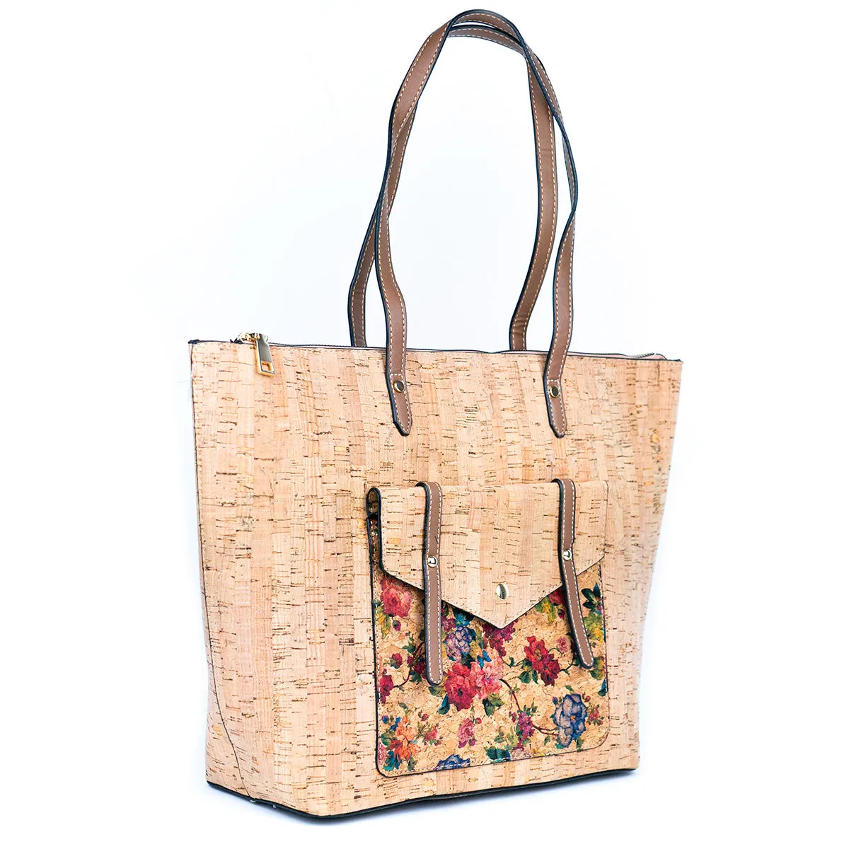 Sustainable Style Statement: Printed Cork Tote Bag (6 Unique Designs) BAG-2333