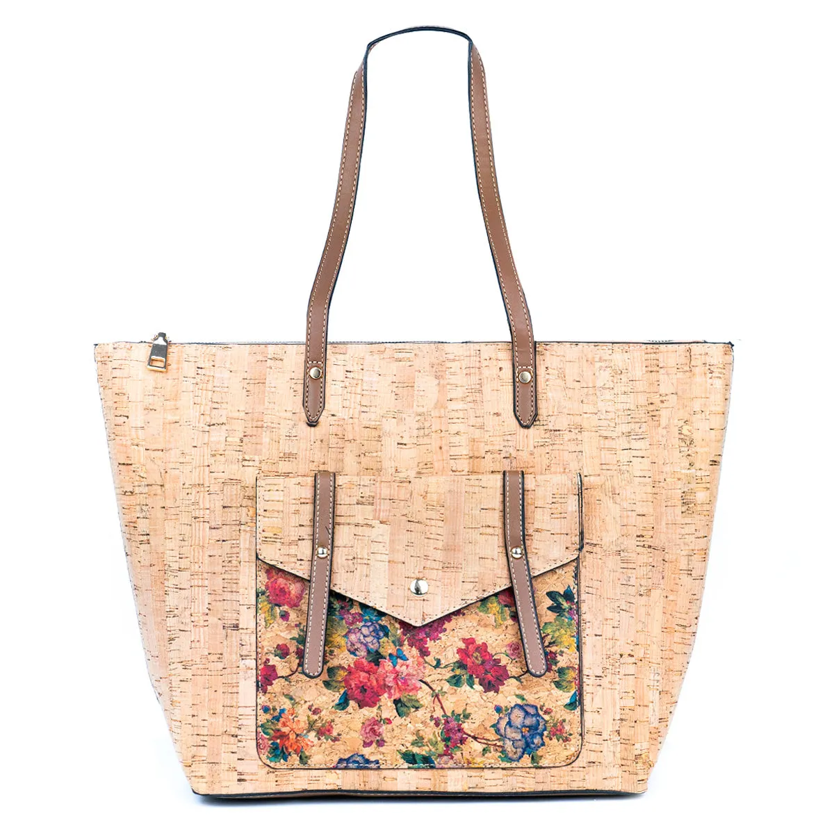 Sustainable Style Statement: Printed Cork Tote Bag (6 Unique Designs) BAG-2333