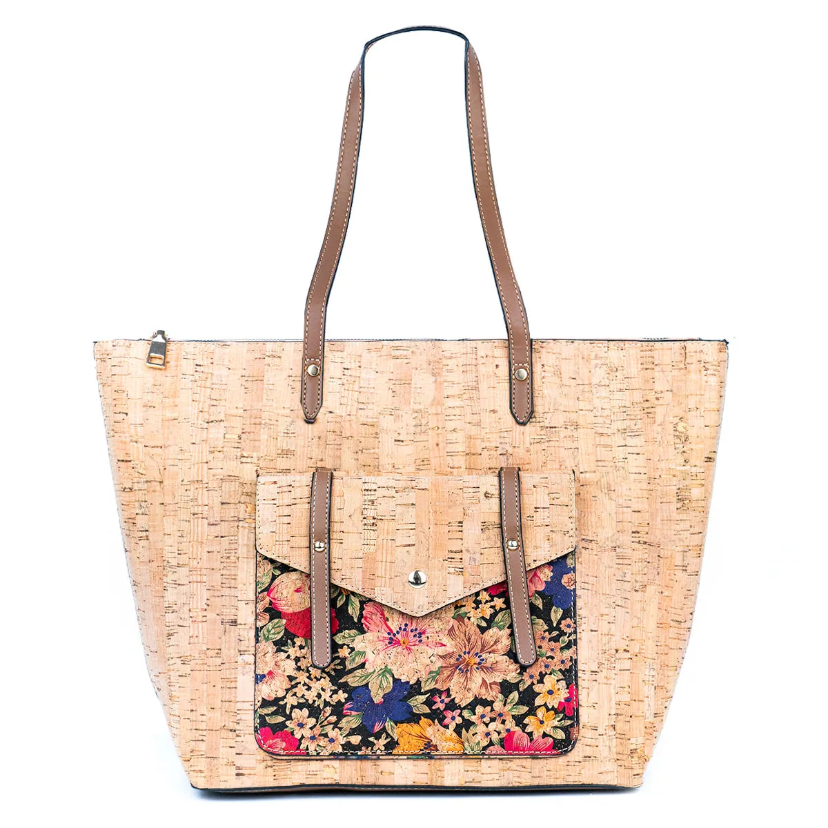 Sustainable Style Statement: Printed Cork Tote Bag (6 Unique Designs) BAG-2333