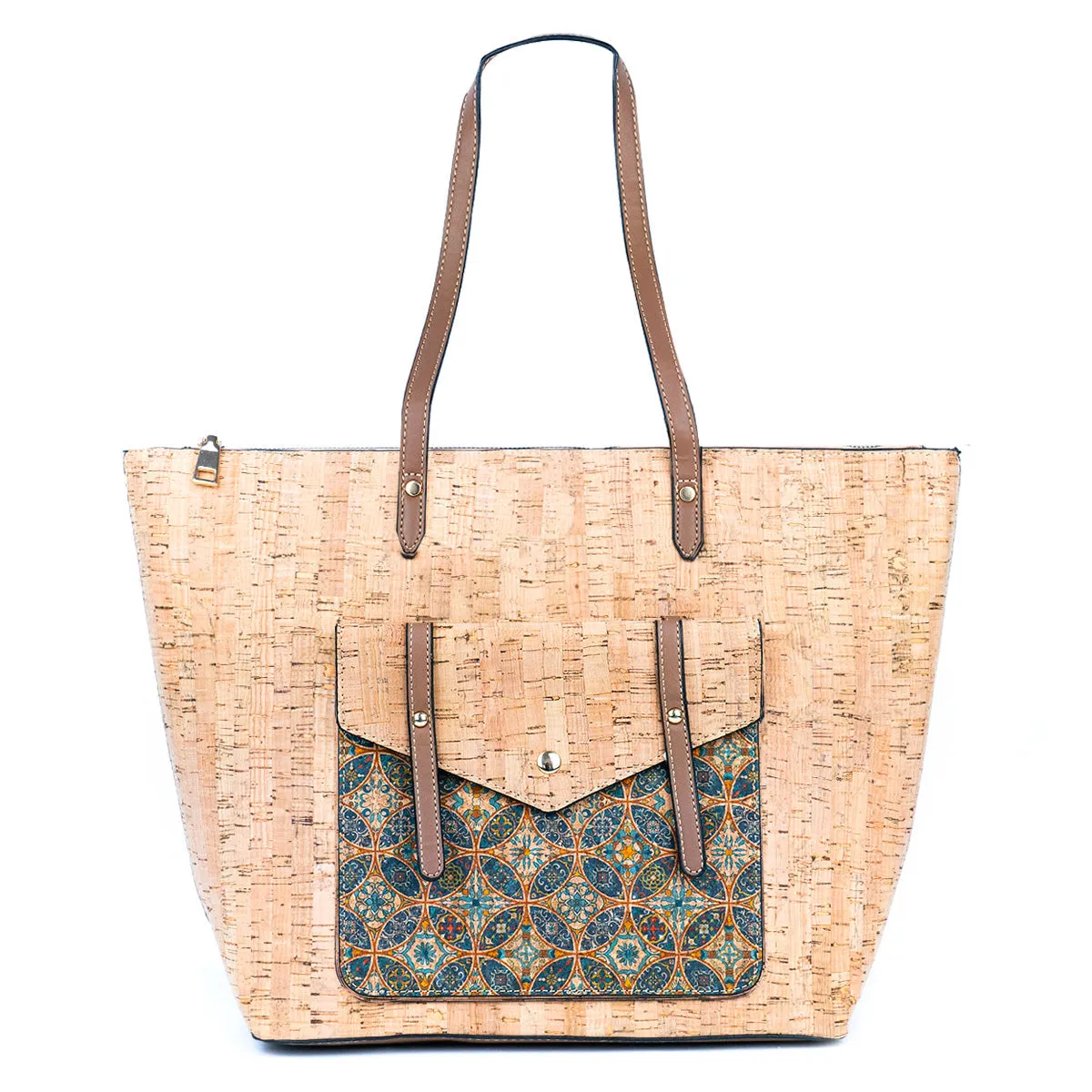 Sustainable Style Statement: Printed Cork Tote Bag (6 Unique Designs) BAG-2333