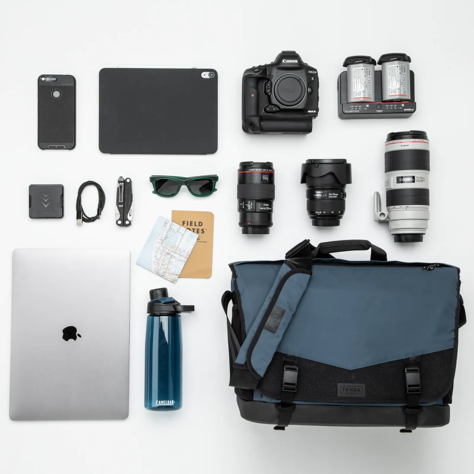 Tenba DNA 16 DSLR Messenger Bag - Blue