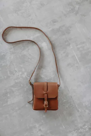 The Petite Satchel in Toffee