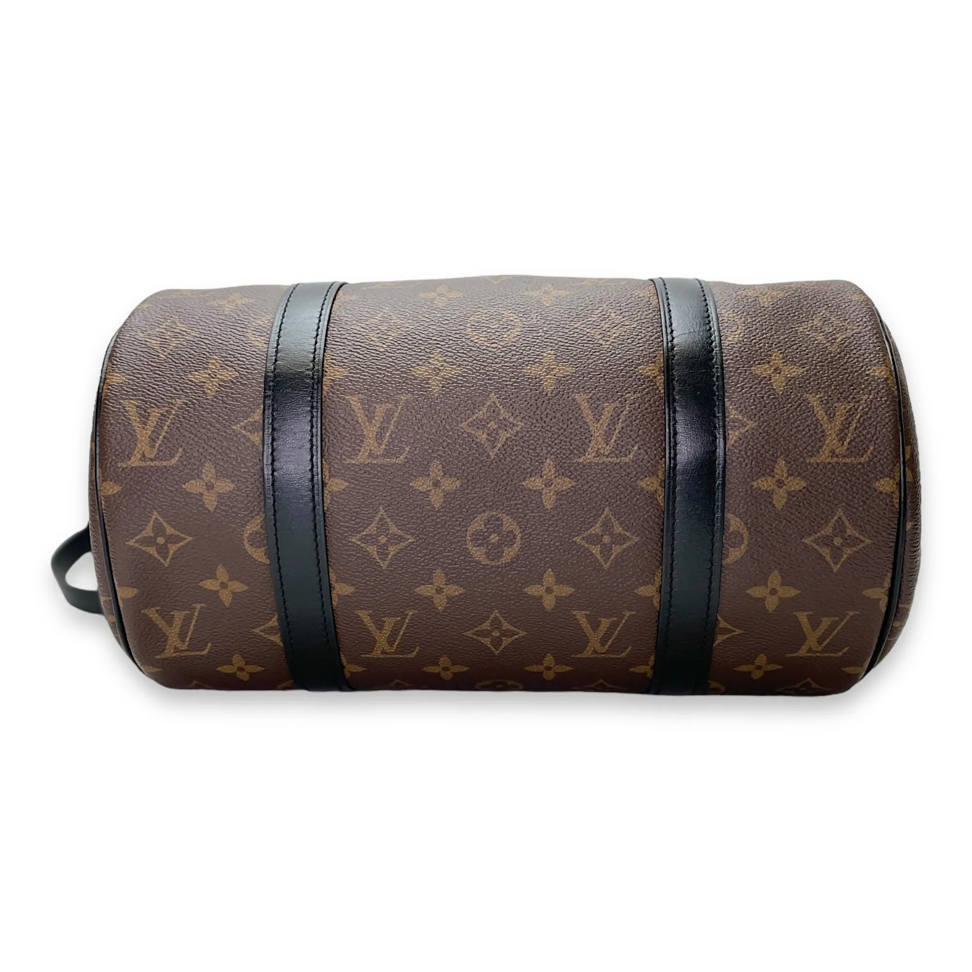Virgil Abloh Polochon Papillon Brown Crossbody Bag in Monogram Coated Canvas