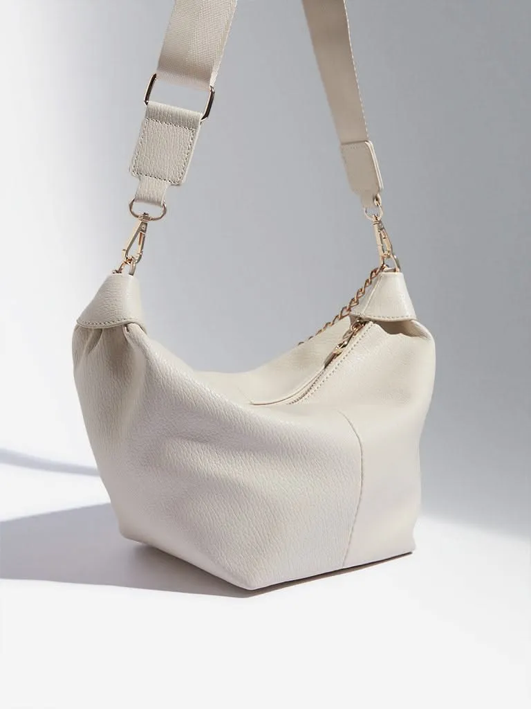 Westside Off-White Hobo Bag