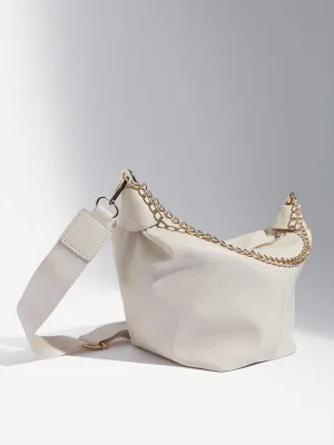 Westside Off-White Hobo Bag
